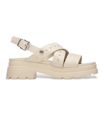 Refresh para mujer. 17515602-HIELO Sandalias 175156 beige (41), 3 a 5cm, Hebilla, Casual