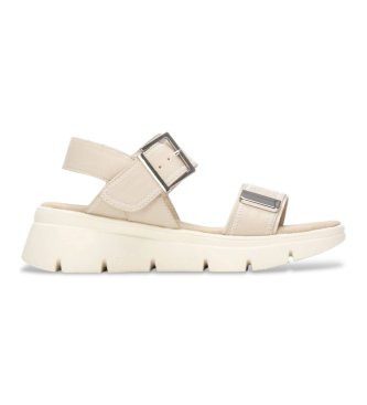 Para mujer. 17516101-HIELO Sandalias 175161 (37), Plano, Hebilla, Casual