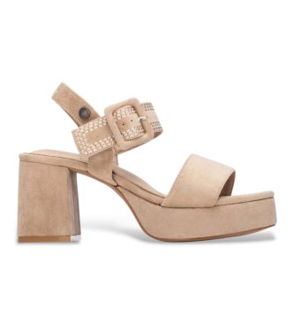 Refresh para mujer. 17526202-BEIGE Sandalias 175262 beige (36), 5 a 8cm, Hebilla, Casual