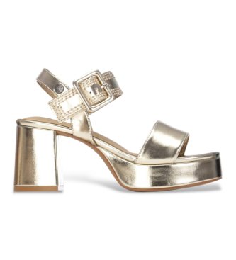 Refresh para mujer. 17526206-ORO Sandalias 175262 dorado (36), 5 a 8cm, Hebilla, Casual, Fiesta