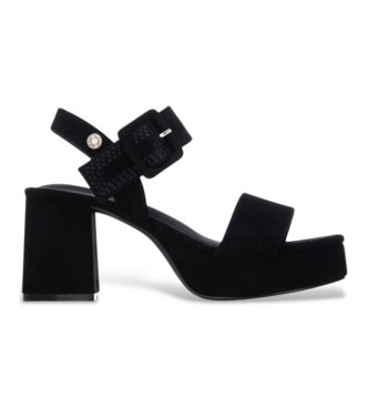 Refresh para mujer. 17526201-NEGRO Sandalias 175262 negro (41), Plano, Hebilla, Casual