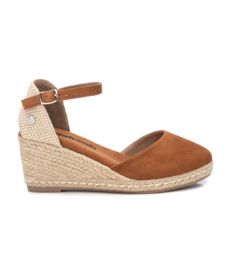 Refresh para mujer. 17077004-CAMEL Sandalias 170770 marrón (41), 5 a 8cm, Hebilla, Casual, Imitación cuero, Refresh outlet 2024.
