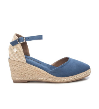 Refresh para mujer. 17077005-JEANS Sandalias 170770 azul (41), 5 a 8cm, Hebilla, Casual, Imitación cuero, Refresh outlet 2024.