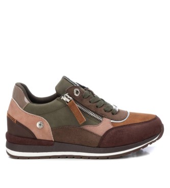 Refresh Para Mujer. 17140104-KAKI Zapatillas 171401 Verde (37), 3 A 5Cm, Cremallera, Casual-image