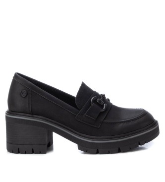 Refresh -NEGRO Mocasines con hebilla negro -Altura tacón 6cm