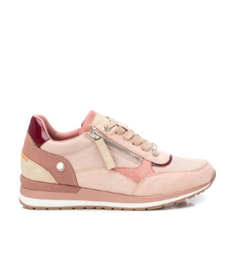 Refresh para mujer. 17150303-NUDE Zapatillas 171503 rosa (40), Plano, 1 a 3cm, Cremallera, Casual