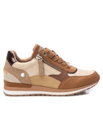 Refresh para mujer. 17150306-CAMEL Zapatillas 171503 marrón (36), Plano, Cordones, Cremallera, Casual
