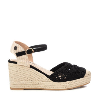 Refreshvoor vrouwen. 17195302-NEGRO Espadrilles 171953 zwart (40), 5 tot 8 cm, Gesp, Casual