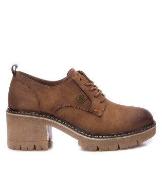 Refresh para mujer. 17226201-CAMEL Mocasines 172262 marrón (41), 5 a 8cm, Cordones, Casual, Clásico