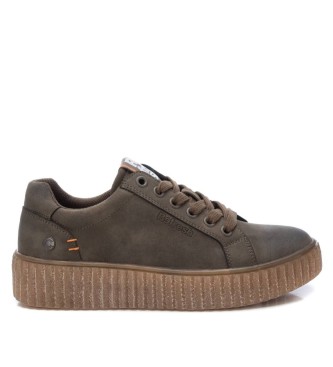 Refresh para mujer. 17237202-KAKI Zapatillas 172372 verde (38), 1 a 3cm, Cordones, Casual, Refresh outlet 2024.