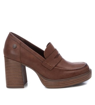 Refresh para mujer. 17238502-CAMEL Mocasines 172385 marrón (38), 5 a 8cm, Ninguno, Casual, Fiesta, Clásico