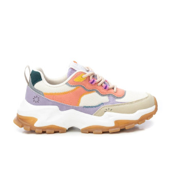 Refresh para mujer. 17240407-LILA Zapatillas 172404 multicolor (36), Plano, Cordones, Casual