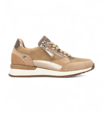 Refresh para mujer. 17295901-BEIGE Zapatillas 172959 beige (38), Plano, Cremallera, Casual