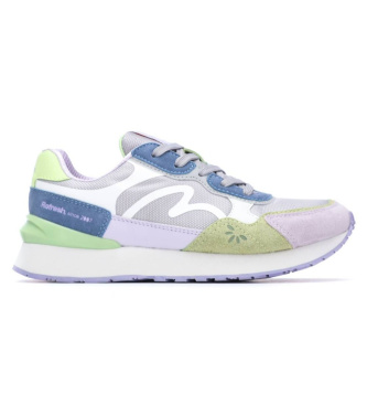 Refresh para mujer. 17503602-HIELO Zapatillas 175036 blanco grisáceo (36), Plano, Cordones, Casual