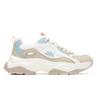 Refresh para mujer. 17504704-BEIGE Zapatillas 175047 beige (41), 3 a 5cm, Cordones, Casual