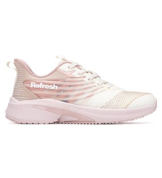 Refresh para mujer. 17511701-NUDE Zapatillas 175117 beige (37), Plano, Cordones, Casual, Deportivo