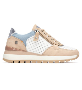 Refresh para mujer. 17512603-BEIGE Zapatillas 175126 beige (37), 1 a 3cm, Cremallera, Casual
