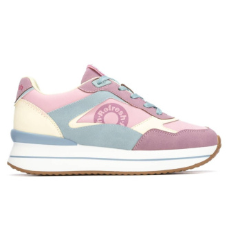 Refresh para mujer. 17514803-FUCSIA Zapatillas 175148 lila (38), 3 a 5cm, Cordones, Casual