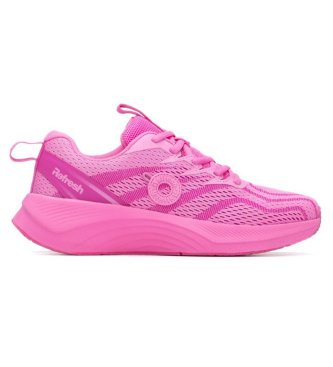 Refresh para mujer. 17518202-FUCSIA Zapatillas 175182 rosa (37), Tela, Plano, Cordones, Casual