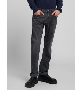 Replay para hombre. M1005.000.573B918 Jeans Rocco Comfort Fit negro (34/32), Casual, Algodón, Denim