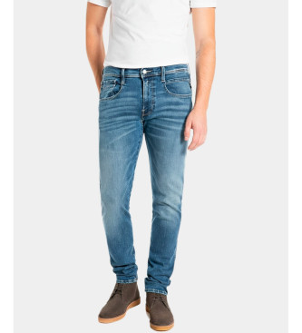 Replay para hombre. M914Y.000.661990 Jeans Stretch denim azul (31/32), Casual, Algodón