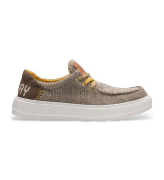 Replay para hombre. RZ8G0001T Zapatillas Alcyon 2 Tex beige (41), Tela, Plano, Cordones, Casual