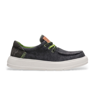 Replay para hombre. RZ8G0001T Zapatillas Alcyon 2 Tex engro (45), Negro, Tela, Plano, Cordones, Casual