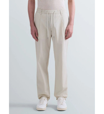 Replay para hombre. M9065.000.85504 Pantalón de Ajuste Cónico beige (36), Casual, Algodón