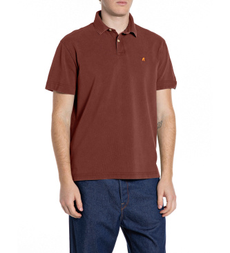 Replay para hombre. M3431A.000.22696M Polo Regular Fit marrón (M), Casual, Algodón, Manga corta