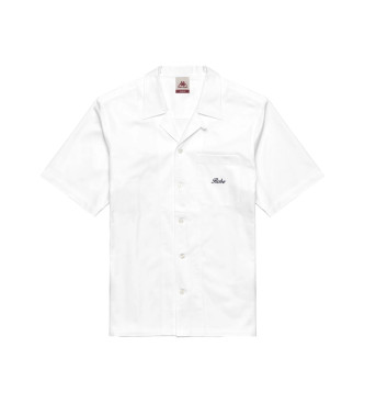Robe di Kappa para homem. 631372W Camisa Aousja branca (XL), Branco, Algodão, Manga curta