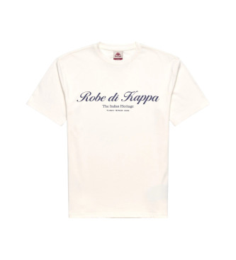 Robe di Kappa para hombre. 61151CW Camiseta Tozeur blanco (XL), Casual, Algodón, Manga corta