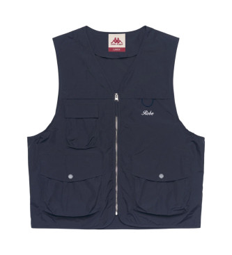 Robe di Kappa para homem. 65127BW Colete marinho Biserta (M), Casual, Náilon