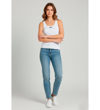 Rotate para mujer. 115281400 Camiseta Arles blanco (XS), Casual, Sin mangas / Tirantes, Algodón Orgánico, Sostenible