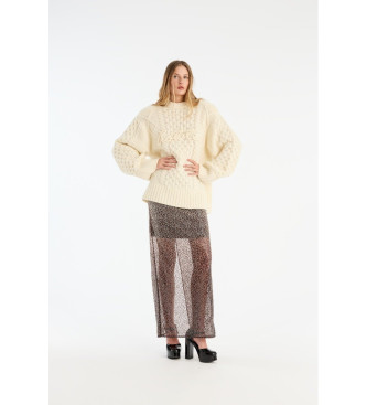 Rotate para mulher. 1146513073 Saia Tasha castanha (34), Marrom, Casual, Sapatos de Festa, Polister Reciclado, Sustentável