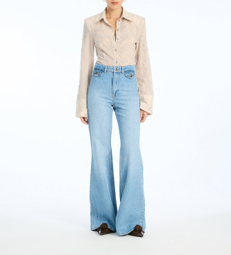 Rotate para mujer. 1151681321 Jeans Marissa azul (27), Casual, Denim, Algodón Orgánico, Sostenible