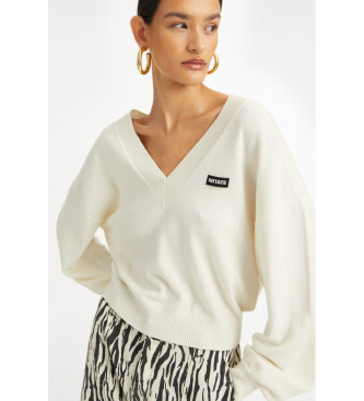 Jersey Sallio blanco (XS), Casual, Lana, Manga larga