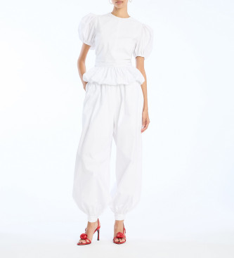 Rotate para mujer. 115161400 Top Alix blanco (38), Casual, Manga corta, Algodón Orgánico, Sostenible