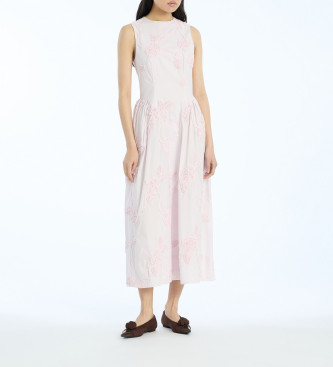 Rotate para mujer. 1151061809 Vestido Lori rosa (38), Fiesta, Sin mangas / Tirantes, Algodón Orgánico, Sostenible