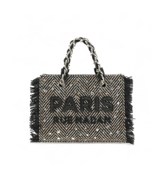 RUE MADAM PARIS para mulher. 1517 Harris Mini Tote preto (OSFA), Casual, Poliéster