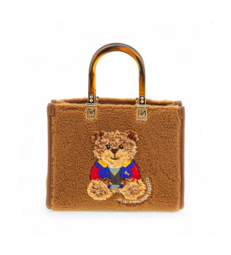 RUE MADAM PARIS para mulher. 1497 Marvin Mini Tote Winter castanho (OSFA), Marrom, Casual, Poliuretano