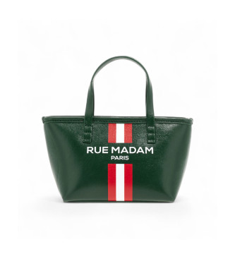 RUE MADAM PARIS para mulher. 1514 Mini saco de compras verde (OSFA), Casual, Poliuretano