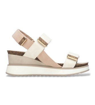 Xti para mujer. 14282207-BLANCO Sandalias 142822 blanco (37), 5 a 8cm, Velcro, Casual