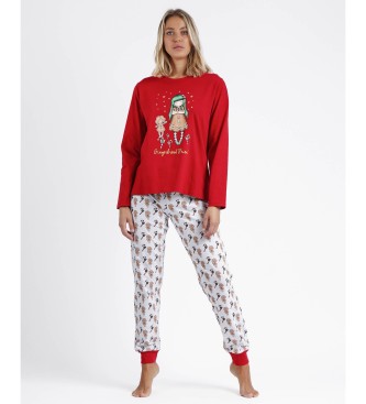 Santoro para mulher. Pijamas SANTORO Gingerbread Friend Long Sleeve