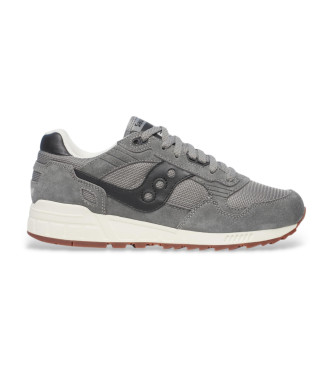 Saucony para hombre. S70665-71 Zapatillas de Piel Shadow 5000 gris (42), Plano, Cordones, Casual