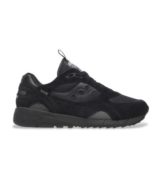 Saucony para hombre. S70786-4 Zapatillas de Piel Shadow 6000 Gtx negro (42), Plano, Cordones, Casual
