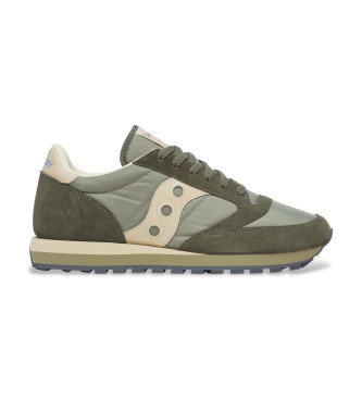 Saucony para hombre. S2044-725 Zapatillas Jazz Original verde (40), Plano, Cordones, Casual