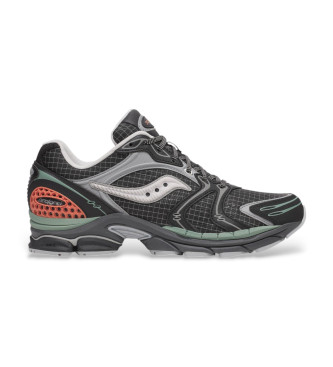 Saucony para hombre. S70937-1 Zapatillas Progrid Triumph 4 negro (42), Plano, Cordones, Casual