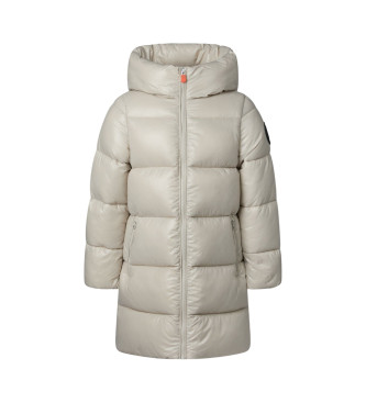 Abrigo Millie beige (16años= 166cm), Casual, Nylon, moda infantil, Save The Duck outlet 2024.