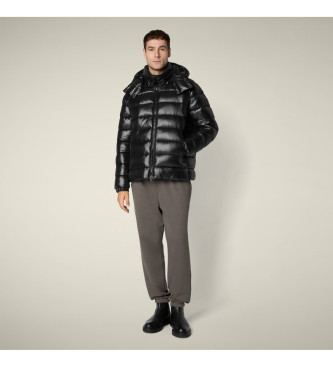 Save The Duck para hombre. D31653M-LOVE21 Chaqueta Florian negro (M), Casual, Sostenible, Nylon reciclado