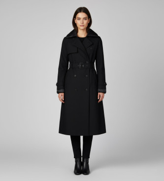 Save The Duck para mujer. D42328W-GRIN21 COAT GABRIELLE (S), Negro, Casual, Poliéster, Manga larga